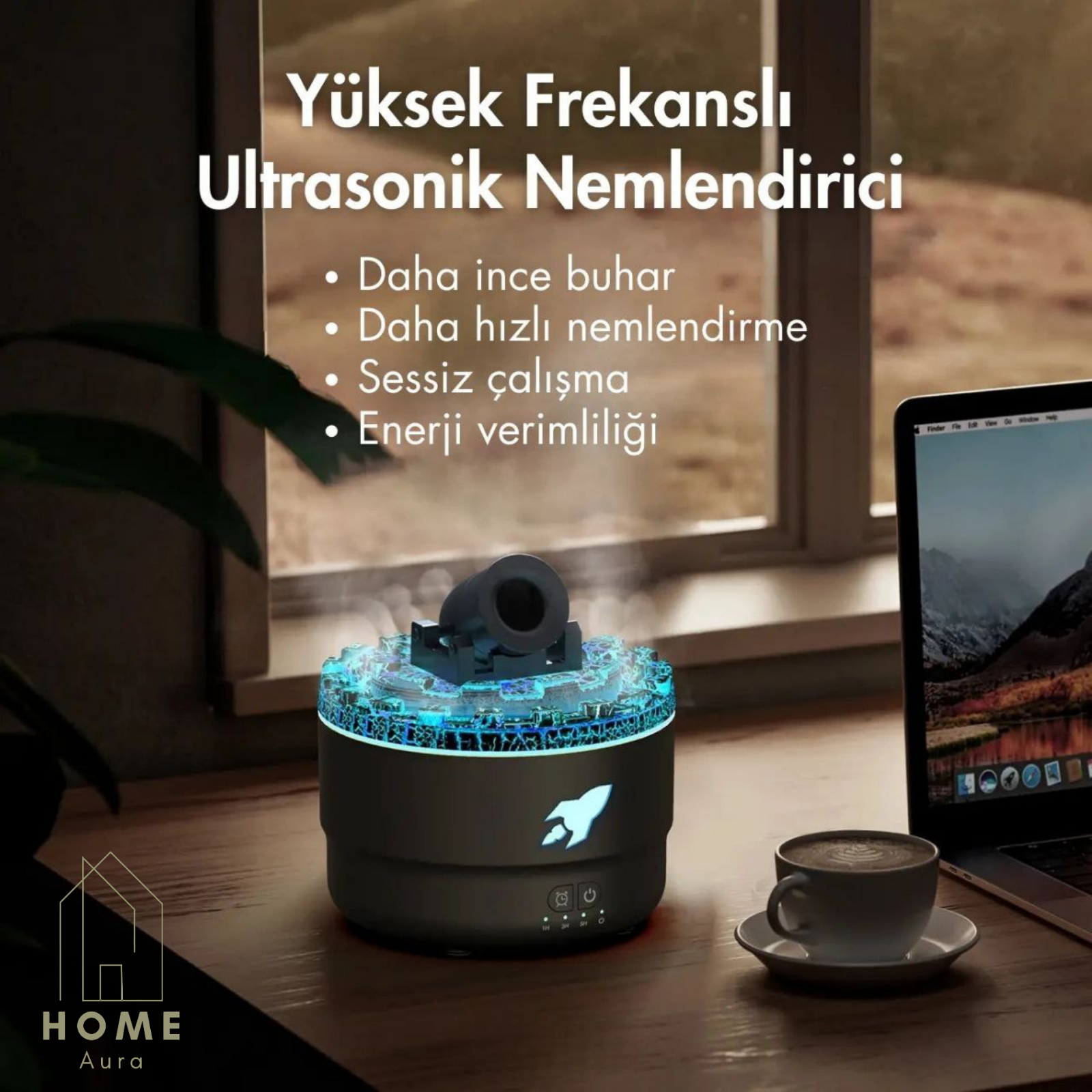 Home Aura™ Havan Topu Nemlendirici